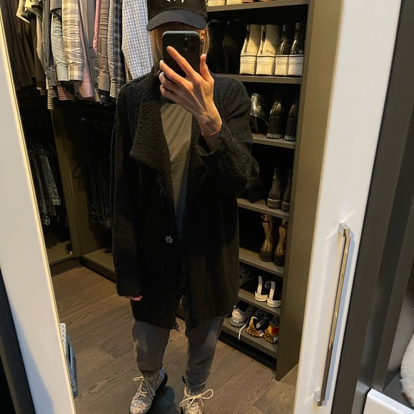 IRO black cotton cardigan - Picture 4 of 5